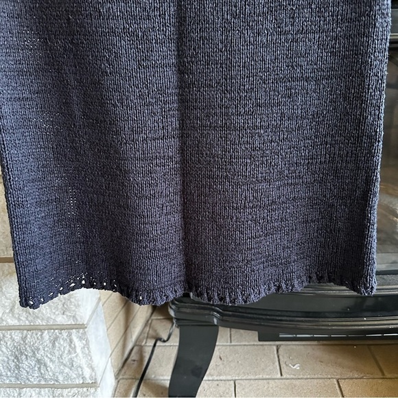 Christopher & Banks knit sweater tank black large 14 - Picture 2 of 5